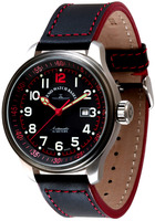 ZENO-WATCH BASEL Oversized (OS) pilot Ref. 8554B-a1-7 Minute bezel ring red/black - Automatic - Limited Edition