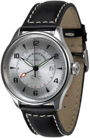 ZENO-WATCH BASEL Godat GMT (dual time) Ref. 6273GMT-g3 (silver-grey), 6273GTM-g1 (black)