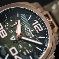 ANONIMO MILITARE CHRONO Alpini Camouflage Green Khaki Limited