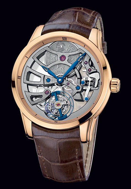 ULYSSE NARDIN Classico Skeleton Tourbillon Ref. 1706 129 Caliber