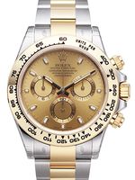 ROLEX COSMOGRAPH DAYTONA OYSTER PERPETUAL REF. 116503-0008 CHAMPAGNE DIAMOND DIAL, STEEL & GOLD