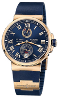 ULYSSE NARDIN Marine Chronometer Manufacture Rose Gold Blue Ref. 1186-126-3/43 Cal. UN-118 DIAMonSIL