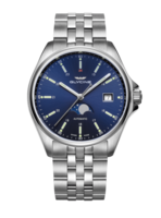 GLYCINE COMBAT CLASSIC 40 MOONPHASE STAINLESS STEEL BLUE REF. GL0191 SELF-WINDING CAL. GL280