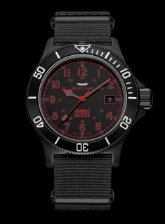 GLYCINE COMBAT SUB 42 Ref. GL0085 automatic black dial