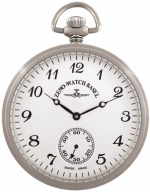 ZENO-WATCH BASEL Pocket Watch Ref. 3533-h3-matt Pocket Watch Lepine Retro – stainless steel, matt, glass back, Cal. Unitas 6497