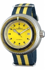 ZENO-WATCH BASEL Sport Deep Diver Yellow Ref. 500-i9 Diver & Tachymeter Scale. Limited Edition of 100 Cal. ETA 2824-2