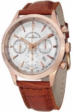 ZENO-WATCH BASEL Gentleman Automatic Chronograph 7753 rose gold plated Ref. 6662-7753-Pgr-f3  Cal. Valjoux 7753