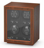 WATCH WINDERS Beco Technic 309432 Boxy BLDC watch winder for 4 watches, walnut satin finish wood
