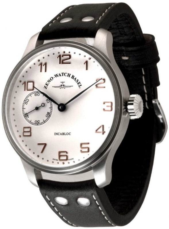 ZENO-WATCH BASEL Giant Retro WINDER 50 WHITE-COPPER REF. 10558-9 