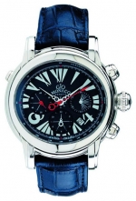 GIO MONACO Galileo Chrono 313 steel - blue - Valjoux 7753 automatic chronograph movement