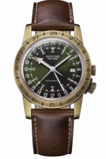 GLYCINE AIRMAN Vintage the Chief 40 Ref. GL0307 antique bronze steel green GL293 automatic