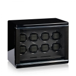 WATCH WINDERS Heisse & Söhne Meranto 8 Black 70019-135.11 expert solution for eight automatic watches - high gloss wood