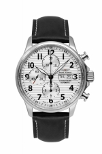 IRON ANNIE Wellblech Automatic Chronograph Steel Silver 42mm Ref. 5818-1 Valjoux 7750 self-winding caliber