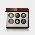 WATCH WINDERS Modalo Ambiente MV4 for 6 automatic watches 1506 924 Walnut-Beige