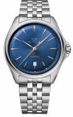 GLYCINE COMBAT Classic 43 Automatic Ref. GL0455 Steel Blue Brass Dial IP Gold Hands & Indices