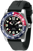 ZENO-WATCH BASEL Airplane Diver Automatic Points Ref. 6349-3-a1-47-blue/red (8-green, 5-red)