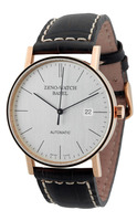 ZENO-WATCH BASEL Bauhaus Automatic solid GOLD Ref. 4636-RG-i3 (i1) light grey or black dial, cal. ETA 2824-2