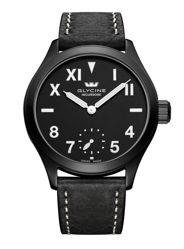 GLYCINE INCURSORE 44MM MANUAL Ref. 3923.99L.LB9B PVD Black ...