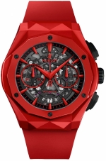 HUBLOT CLASSIC FUSION AEROFUSION CHRONOGRAPH ORLINKSI RED CERAMIC REF. 525.CF.0130.RX.ORL19 HUB1155