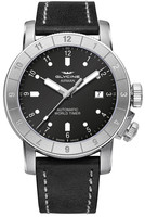 GLYCINE AIRMAN 42 DOUBLE TWELVE AUTOMATIC WORLD TIMER Ref. GL0063 steel black