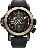 GLYCINE AIRMAN AIRFIGHTER Chronograph Ref. 3921.39.LB99B (GL0046) Rose Gold Bezel - Limited Edition (101 pcs)