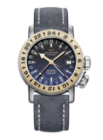 GLYCINE AIRMAN 18 ROYAL Ref. 3931.38.LB8B - 18K 5N gold bezel