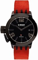 U-BOAT Classico Ref. 7124 Ceramic Red 39 Diamonds - 42