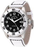 ZENO-WATCH BASEL Diver ceramic Automatic black+white Ref. 6492-a1-2