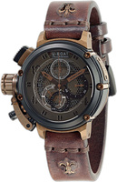 U-BOAT Chimera NET B&B - Ref. 8098 - CHRONOGRAPH 46 BRONZE AND PVD BLACK - limited to 300 pcs