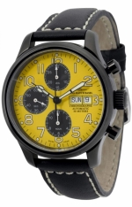 ZENO-WATCH BASEL NC Pilot Classic Chronograph Day-Date Ref. 9557TVDD-bk-b91