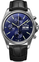 GLYCINE COMBAT CLASSIC CHRONOGRAPH Ref. GL0117 steel blue sun ray