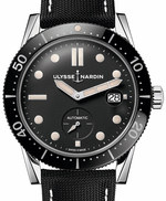 ULYSSE NARDIN Diver Le Locle REF. 3203-950 vintage design puristic diver in stainless steel, ceramic bezel, UN 320