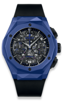 HUBLOT CLASSIC FUSION AEROFUSION CHRONOGRAPH ORLINSKI BLUE CERAMIC Ref. 525.EX.0179.RX.ORL18 CAL. HUB1155