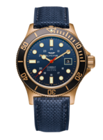 GLYCINE COMBAT SUB 42 BRONZE DGR. BLUE AUTOMATIC 20ATM REF. GL0242 SELF-WINDING CAL. GL224