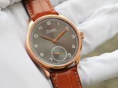 TOURBY (CUSTOM MADE) MARINE ARABIC ANTHRACITE 43 ROSE GOLD IP - DECORATED UNITAS  6498-2 TOP GRADE HAND WOUND CALIBER - Swiss made watches - SwissTime