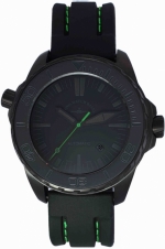 ZENO-WATCH BASEL Professional Diver Pro Black Green Accents Ref. 6603-BK-i18 Self-Winding Cal. ETA 2824, 50ATM, Helium Valve