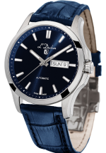 L'DUCHEN Automatique DYNAMIQUE IV D 843.13.37 STEEL BLUE 42MM 10ATM SELF-WINDING