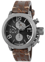 U-BOAT Classico 45 TITANIUM TUNGSTEN BEZEL BLACK RIGHT HOOK REF. 3005 LTD/99