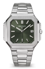 PATEK PHILIPPE CUBITUS REF. 5821/1A-001 STAINLESS STEEL. DATE. SWEEP SECONDS. CAL. 26-330 S C