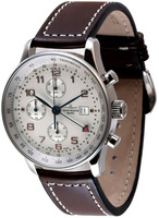 ZENO-WATCH BASEL X-Large Retro Chronograph GMT  Ref. P753TVDGMT-f2 (100 pcs ltd. edition)