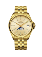 GLYCINE COMBAT CLASSIC 36 MOONPHASE YELLOW GOLD PVD REF. GL0247 SELF-WINDING CAL. GL280